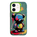 Animal Pattern Oil Painting Series PC + TPU Phone Case, For iPhone 12 mini