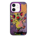 Animal Pattern Oil Painting Series PC + TPU Phone Case, For iPhone 12 mini