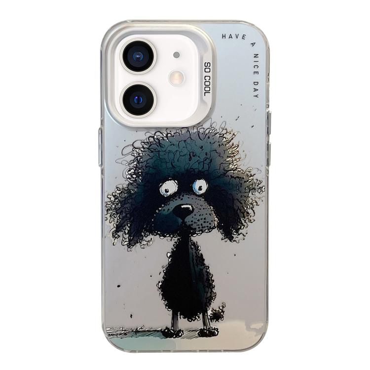 Animal Pattern Oil Painting Series PC + TPU Phone Case, For iPhone 12 mini