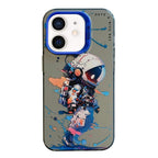 Animal Pattern Oil Painting Series PC + TPU Phone Case, For iPhone 12 mini