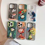 Animal Pattern Oil Painting Series PC + TPU Phone Case, For iPhone 13 mini