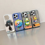 Animal Pattern Oil Painting Series PC + TPU Phone Case, For iPhone 13 mini