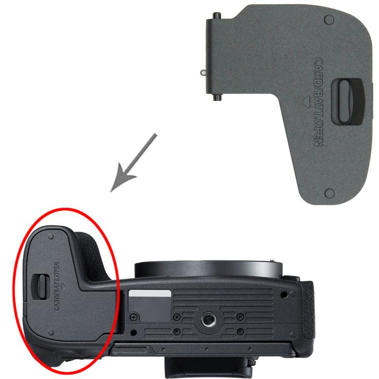 Original Battery Compartment Cover – Durable Build, Easy to Use, For Canon EOS RP / EOS R8, For Canon EOS R6, For Canon EOS R5, For Canon EOS R, For Canon EOS 100D