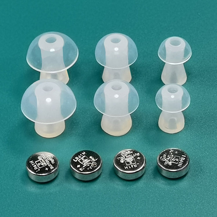 KAIXINWEI K8000 1 Pair DC1.5V In-ear Hearing Aid Sound Amplifier, K8000 – TPU