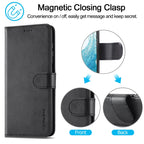 LC.IMEEKE Calf Texture Leather Phone Case, For Samsung Galaxy S23 FE 5G, For Samsung Galaxy A55 5G, For Samsung Galaxy S24+ 5G, For Samsung Galaxy S24 5G
