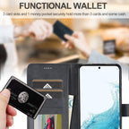 LC.IMEEKE Calf Texture Leather Phone Case, For Samsung Galaxy S23 FE 5G, For Samsung Galaxy A55 5G, For Samsung Galaxy S24+ 5G, For Samsung Galaxy S24 5G