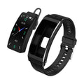 K13S 1.14 inch TFT Screen Silicone Strap Smart Calling Bracelet Supports Sleep Management/Blood Oxygen Monitoring, Silicone Strap Silicone Strap Black