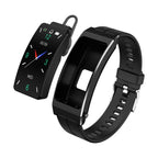 K13S 1.14 inch TFT Screen Silicone Strap Smart Calling Bracelet Supports Sleep Management/Blood Oxygen Monitoring, Silicone Strap Silicone Strap Black