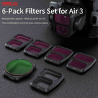 STARTRC Drone Lens Filter, For DJI Air 3 6 in 1 ND8/16/32/64 UV CPL