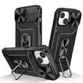 Camshield Robot TPU Hybrid PC Phone Case, For iPhone 14, For iPhone 14 Pro, For iPhone 14 Pro Max, For iPhone 13 Pro Max For iPhone 14 Black