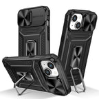 Camshield Robot TPU Hybrid PC Phone Case, For iPhone 14, For iPhone 14 Pro, For iPhone 14 Pro Max, For iPhone 13 Pro Max For iPhone 14 Black