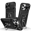 Camshield Robot TPU Hybrid PC Phone Case, For iPhone 13 Pro, For iPhone 13, For iPhone 12 / 12 Pro, For iPhone 12 Pro Max For iPhone 13 Pro Black