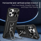 Camshield Robot TPU Hybrid PC Phone Case, For iPhone 13 Pro, For iPhone 13, For iPhone 12 / 12 Pro, For iPhone 12 Pro Max