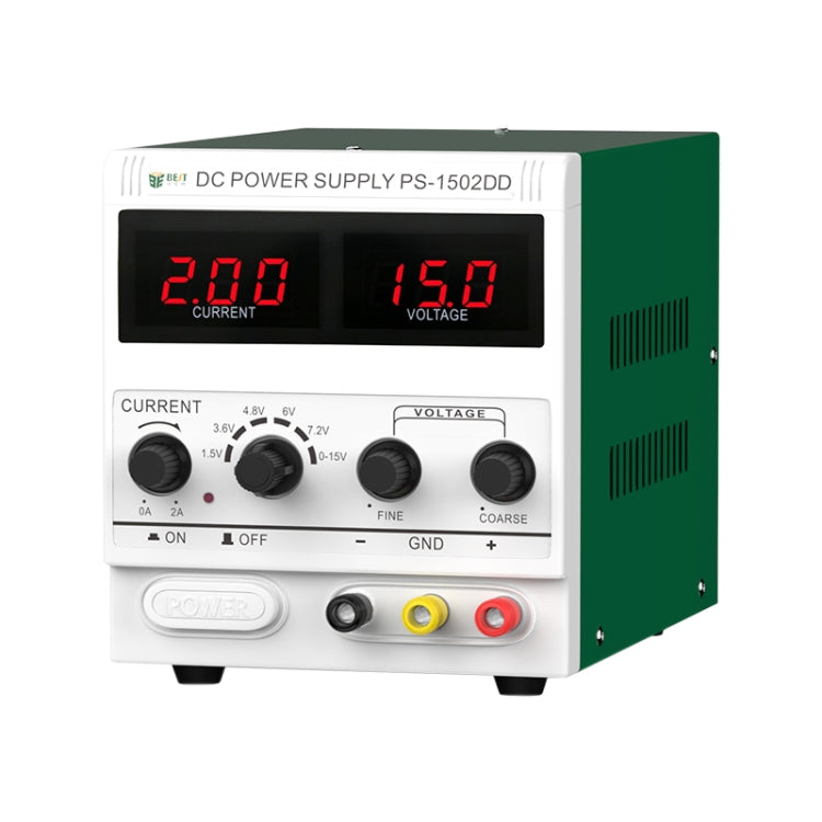 BEST 1502DD 15V / 2A Digital Display DC Regulated Power Supply, 110V US Plug, 220V EU Plug – Durable Build, Easy to Use 110V US Plug