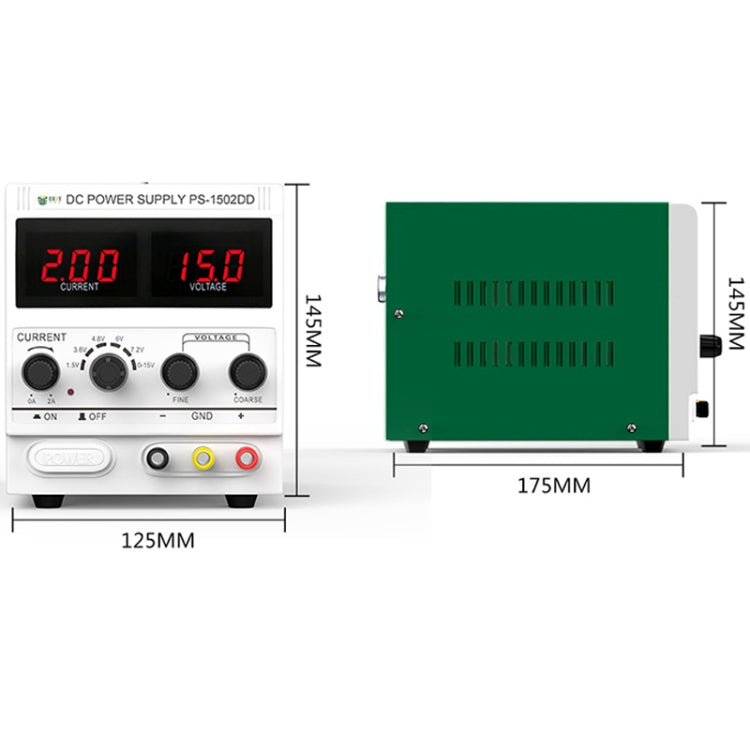 BEST 1502DD 15V / 2A Digital Display DC Regulated Power Supply, 110V US Plug, 220V EU Plug – Durable Build, Easy to Use