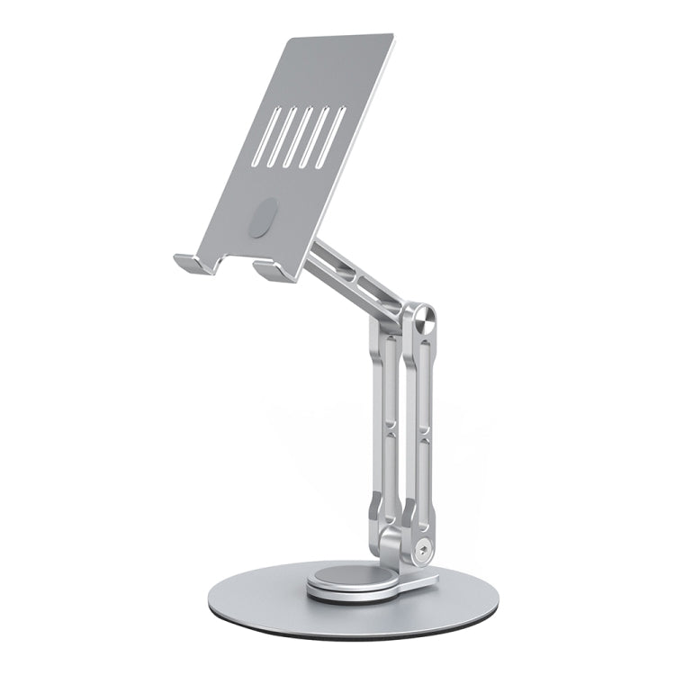 HZ40 Stand – Mechanical Lift Tablet Desktop Stand, HZ40 HZ40 Silver