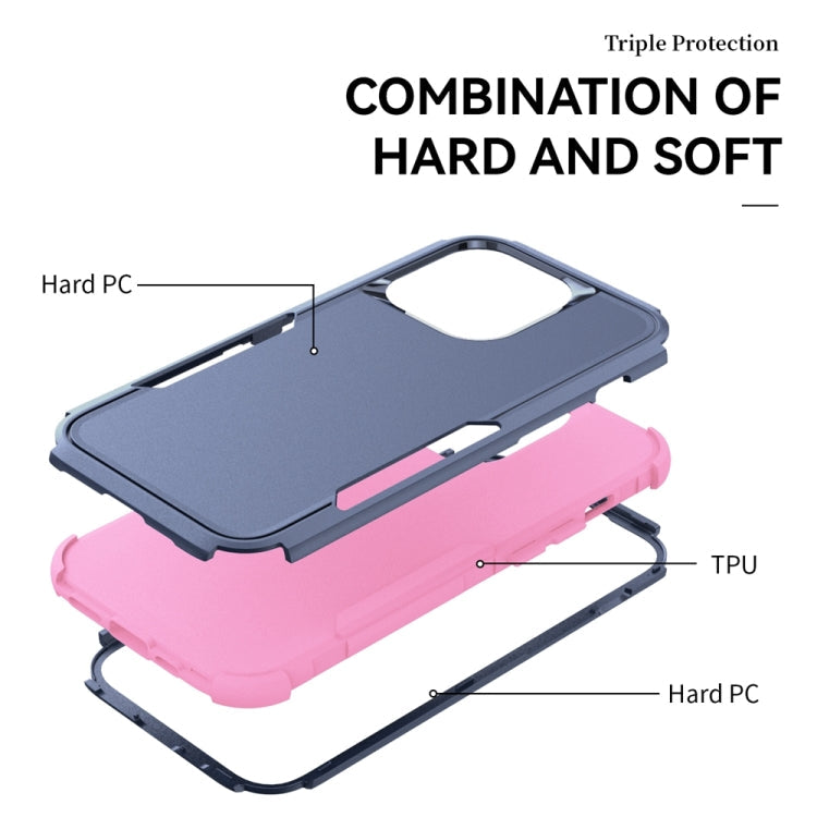 Commuter Shockproof TPU + PC Phone Case – Shockproof, TPU, For iPhone 15 Pro Max, For iPhone 15 Pro