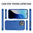 Commuter Shockproof TPU + PC Phone Case – Shockproof, TPU, For iPhone 16 Pro Max, For iPhone 16 Pro
