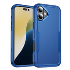 Commuter Shockproof TPU + PC Phone Case, For iPhone 16 Plus, For iPhone 16 For iPhone 16 Plus Royal Blue