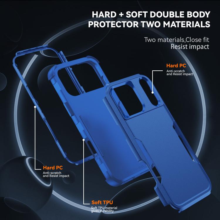 Commuter Shockproof TPU + PC Phone Case – Shockproof, TPU, For iPhone 18 Pro / 17 Pro, For iPhone 18 Pro Max / 17 Pro Max