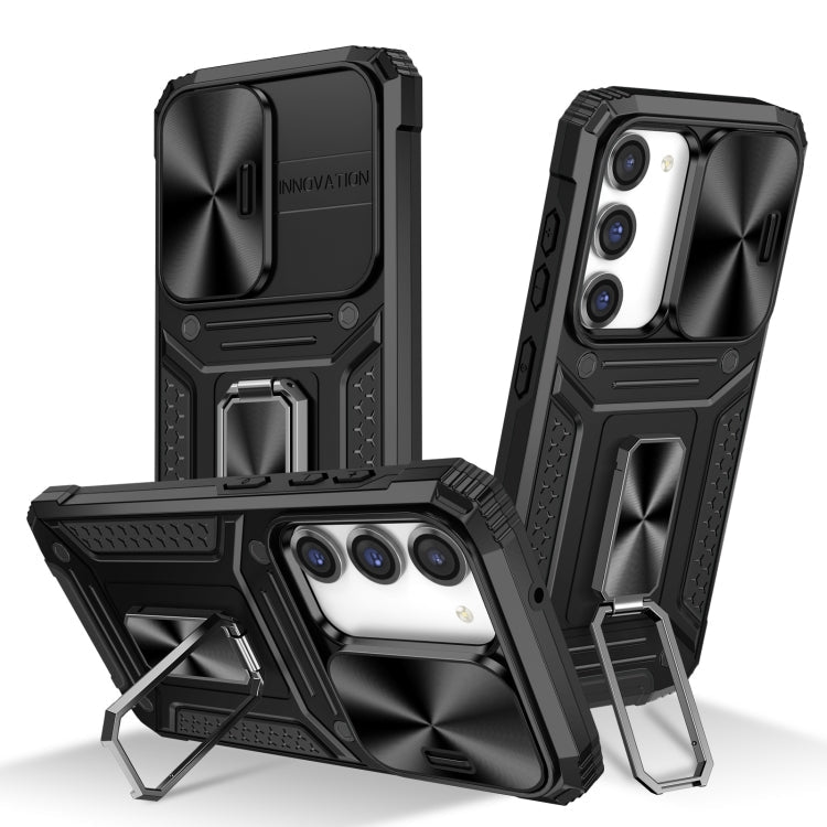 Camshield Robot TPU Hybrid PC Phone Case, For Samsung Galaxy S23 5G, For Samsung Galaxy A13 4G/5G, For Samsung Galaxy A23 / M23, For Samsung Galaxy A33 5G For Samsung Galaxy S23 5G Black
