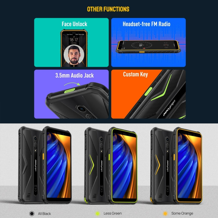 Ulefone Armor X12 Pro, IP68/IP69K Rugged Phone, 5.45 inch Android 15 MediaTek Helio G36 Octa Core, Network: 4G, NFC, 4GB+64GB – Shockproof, Waterproof, Lanyard
