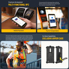 Ulefone Armor X12 Pro, IP68/IP69K Rugged Phone, 5.45 inch Android 15 MediaTek Helio G36 Octa Core, Network: 4G, NFC, 4GB+64GB – Shockproof, Waterproof, Lanyard