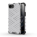 Honeycomb Shockproof Phone Case, For iPhone 17e / 16e, For iPhone 17 Pro Max, For iPhone 17 Pro, For iPhone 17 For iPhone 17e 16e White