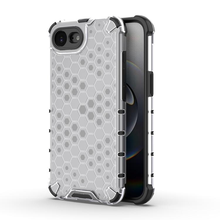 Honeycomb Shockproof Phone Case, For iPhone 17e / 16e, For iPhone 17 Pro Max, For iPhone 17 Pro, For iPhone 17 For iPhone 17e 16e White