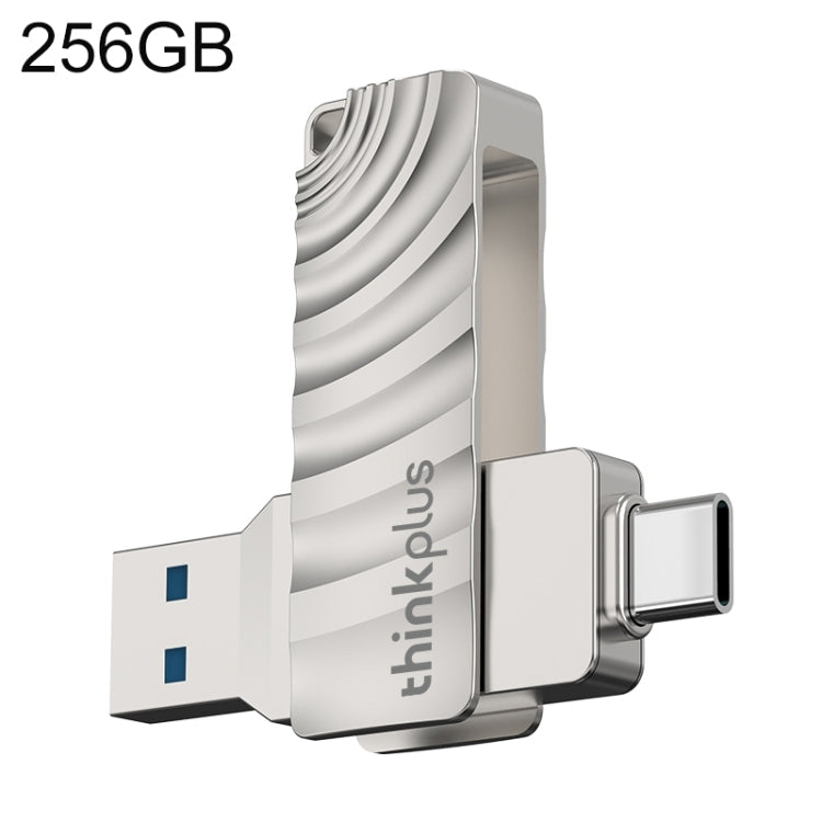 Lenovo Thinkplus MU232 USB 3.2 + USB-C / Type-C Dual Head Flash Drive, 32GB, 64GB, 128GB, 256GB – Waterproof, Non-slip 256GB