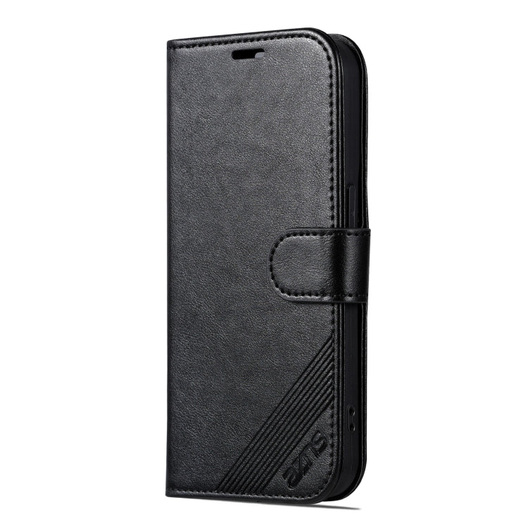 AZNS Sheepskin Texture Flip Leather Phone Case, For iPhone 16 Pro, For iPhone 15 Pro Max, For iPhone 15 Pro, For iPhone 15 Plus, For iPhone 15