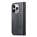 AZNS Sheepskin Texture Flip Leather Phone Case, For iPhone 16 Pro, For iPhone 15 Pro Max, For iPhone 15 Pro, For iPhone 15 Plus, For iPhone 15