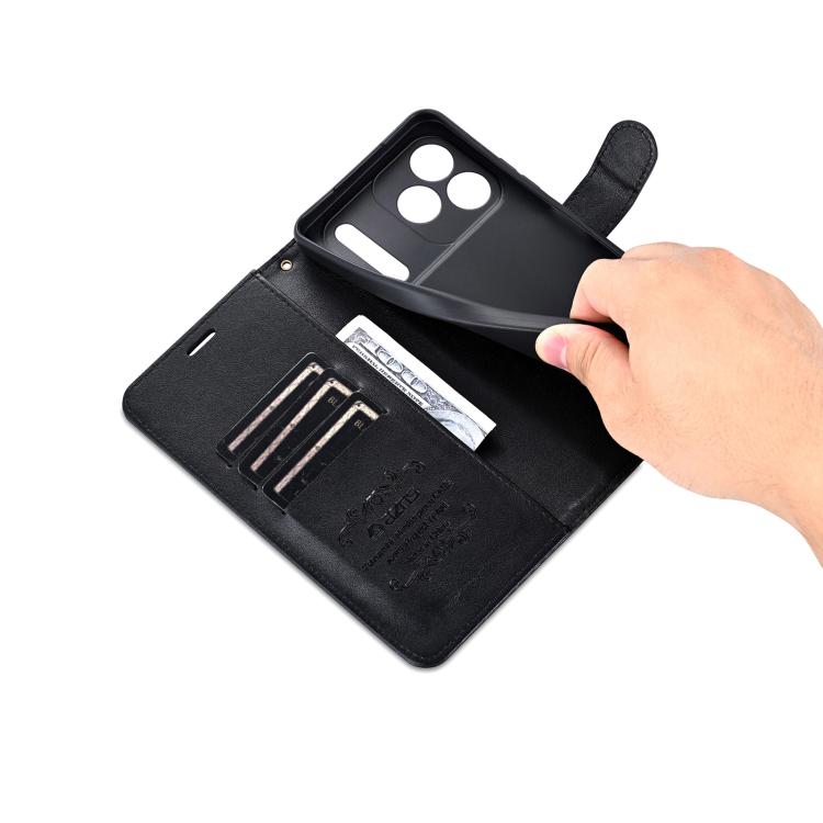 AZNS Sheepskin Texture Flip Leather Phone Case, For iPhone 18 Pro, For iPhone 18 Pro Max, For iPhone 17e / 16e, For iPhone 17 Pro Max, For iPhone 17 Pro, For iPhone 17, For iPhone Air, For iPhone 16 Pro Max