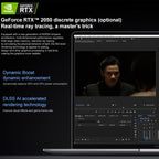 Xiaomi Book Pro 16 2022 Laptop, 16 inch Touch Screen Windows 11 Home Chinese Version, Intel 12th Gen Core i7-1260P RTX2050 Discrete Graphics, i7-1260P RTX2050
