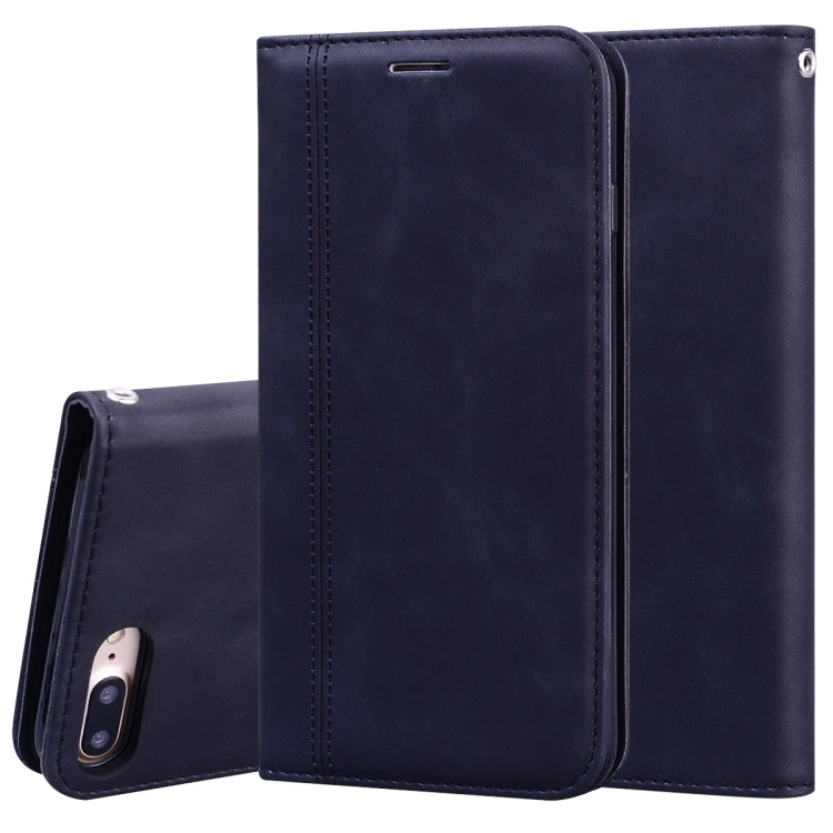 Case – Leather, Magnetic (iPhone SE 2022) For iPhone 8 Plus & 7 Plus Black