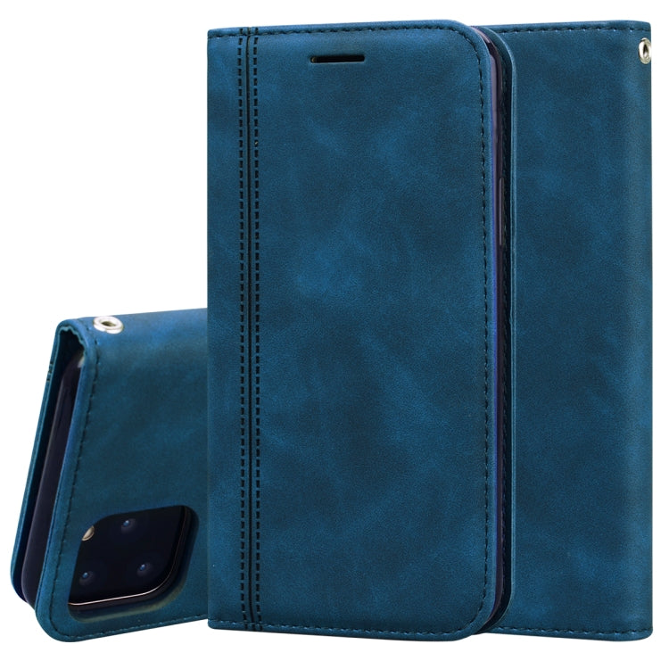 Case – Leather, Magnetic (iPhone SE 2022) For iPhone 11 Pro Blue