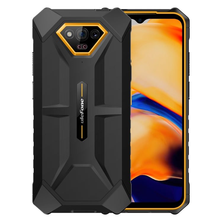 Ulefone Armor X13, IP68/IP69K Rugged Phone, 6.52 inch Android 15 MediaTek Helio G36 Octa Core, Network: 4G, NFC, OTG, 6GB+64GB – Lanyard, Magnetic, Card Slot 6GB+64GB Some Orange