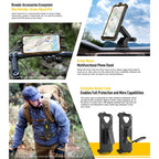 Ulefone Armor X13, IP68/IP69K Rugged Phone, 6.52 inch Android 15 MediaTek Helio G36 Octa Core, Network: 4G, NFC, OTG, 6GB+64GB – Lanyard, Magnetic, Card Slot