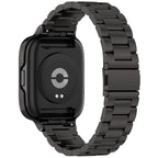 2 in 1 Three-bead Metal Watch Band with Watch Frame, For Redmi Watch 3 Lite / Watch 3 Active