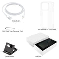 TPU Case + Desk Holder + Data Cable + Sim Card Tray Removal Tool + Gift Box, For iPhone 12, For iPhone 13 Pro Max, For iPhone 7 / 8 / SE 2020, For iPhone 12 Pro Max, For iPhone 11, For iPhone X, For iPhone 7 Plus, For iPhone SE, For iPhone 6 For iPhone 12