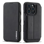 LC.IMEEKE Hon Ancient Series Flip Leather Phone Case, For iPhone 16 Pro Max, For iPhone 16 Pro, For iPhone 16 Plus, For iPhone 16