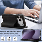 LC.IMEEKE Hon Ancient Series Flip Leather Phone Case, For iPhone 17 Pro Max, For iPhone 17 Pro, For iPhone 17, For iPhone Air