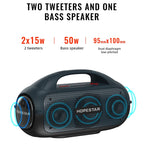 HOPESTAR A50 80W IPX6 Waterproof Portable Bluetooth Speaker Outdoor Subwoofer