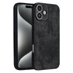 AZNS 3D Embossed Skin Feel Phone Case, For iPhone 16, For iPhone 15 Pro Max, For iPhone 15 Pro, For iPhone 15 Plus For iPhone 16 Black