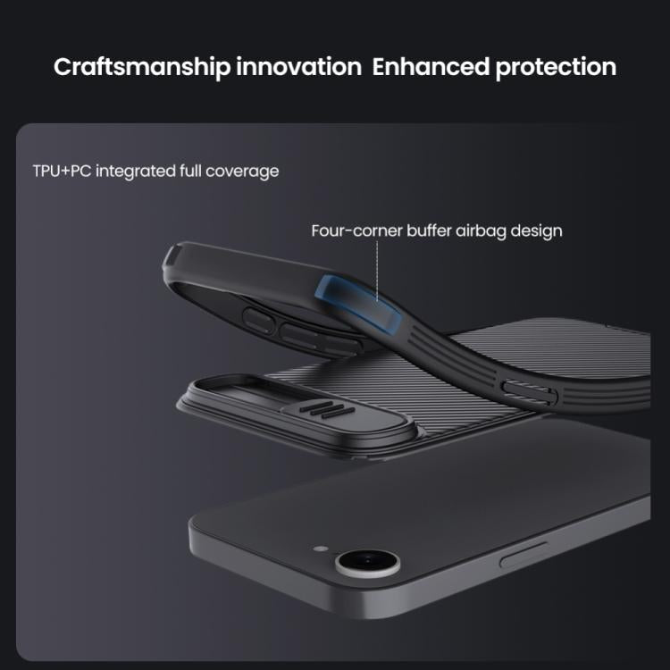NILLKIN Phone Case – CamShield Pro PC Phone Case, For iPhone 17e / 16e, For iPhone 17, For...