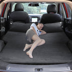 Universal Car Suede Sleeping Mat Mattress Off-road SUV Trunk Travel Inflatable Mattress Air Bed, 180 x 130 x 102cm 180 x 130 x 102cm Black