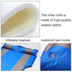 Universal Car Suede Sleeping Mat Mattress Off-road SUV Trunk Travel Inflatable Mattress Air Bed, 180 x 130 x 102cm