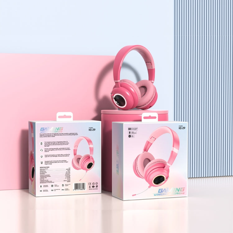 KE-29 Foldable Wireless Headset with Microphone – Durable Build, Easy to Use