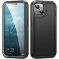 Life Waterproof Rugged Phone Case, For iPhone 15 For iPhone 15 Black