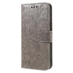 Lace Flower Embossing Flip Leather Phone Case, For iPhone Air, For iPhone 16 Pro Max, For iPhone 16 Pro, For iPhone 16 Plus